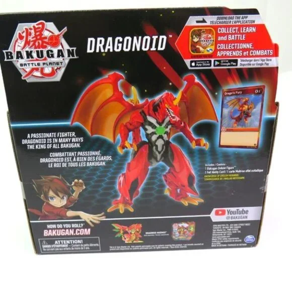 NEW Bakugan Dragonoid Deluxe Figure with Card - Picture 3 of 3